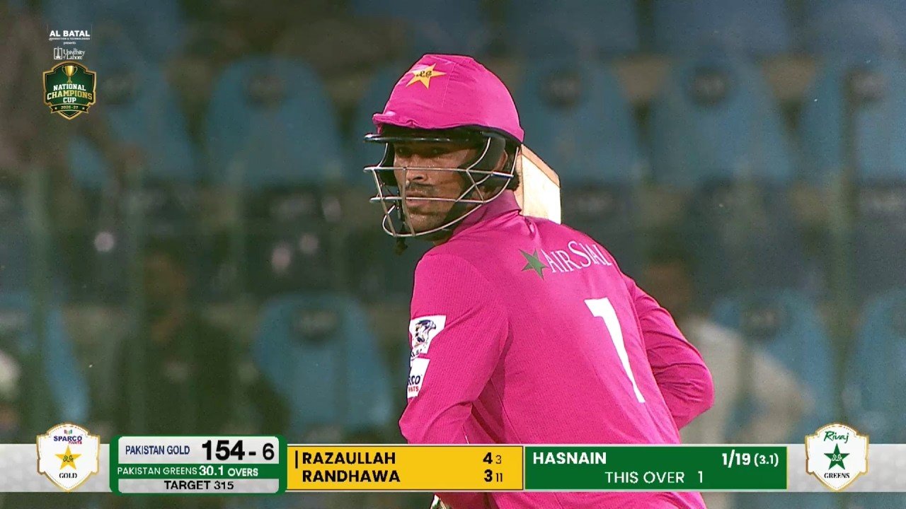 Razaullah plays an unbelievable "Helicopter Shot" | Extraordinary SIX in National Champions Cup 💥