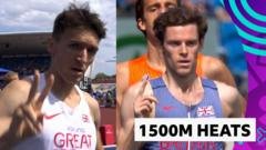 Wightman, Heyward and Ludewick all through to 1500m final