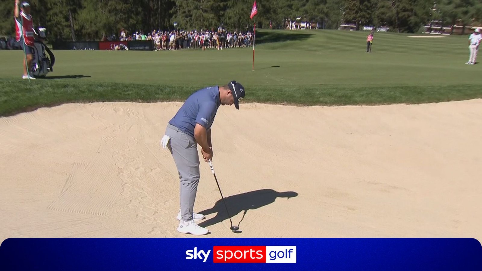 Thriston Lawrence's Unique Bunker Play at Omega European Masters