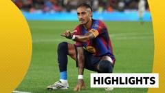Raphinha's Hat-Trick Powers Barcelona to 7-2 Victory Over Racing de Santander